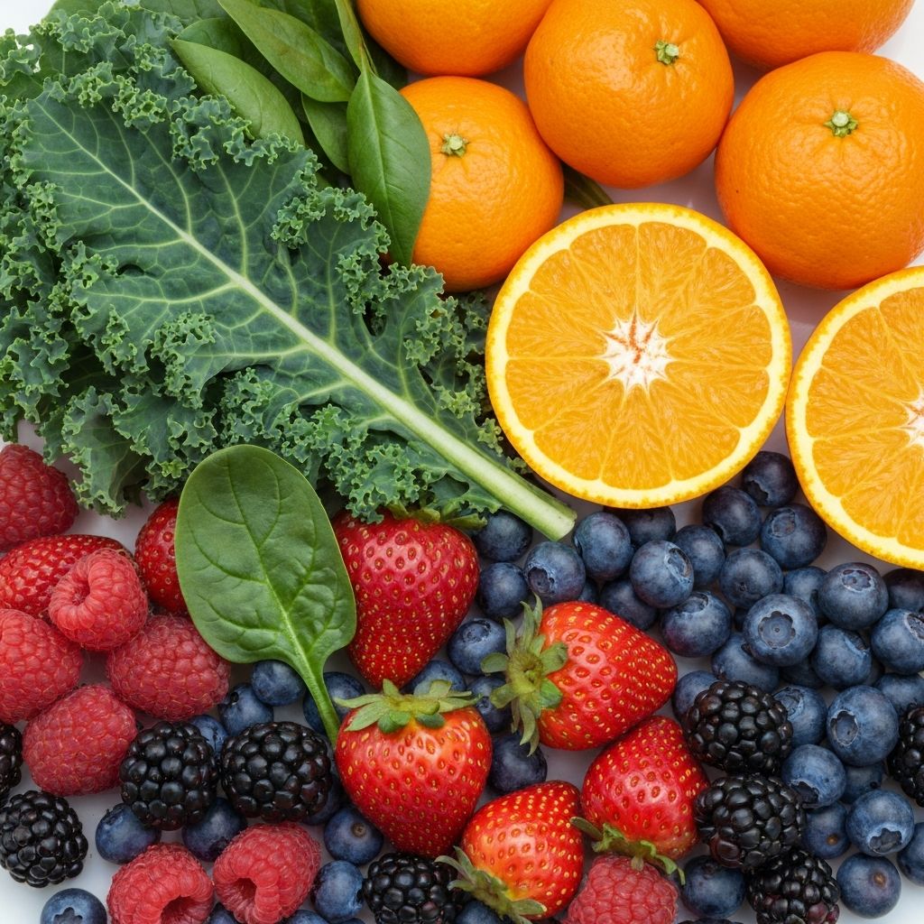 Natürliche Quellen von Vitaminen und Mineralstoffen